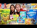 TRYING OUR FAVORITE SNACKS FROM THE 90's!