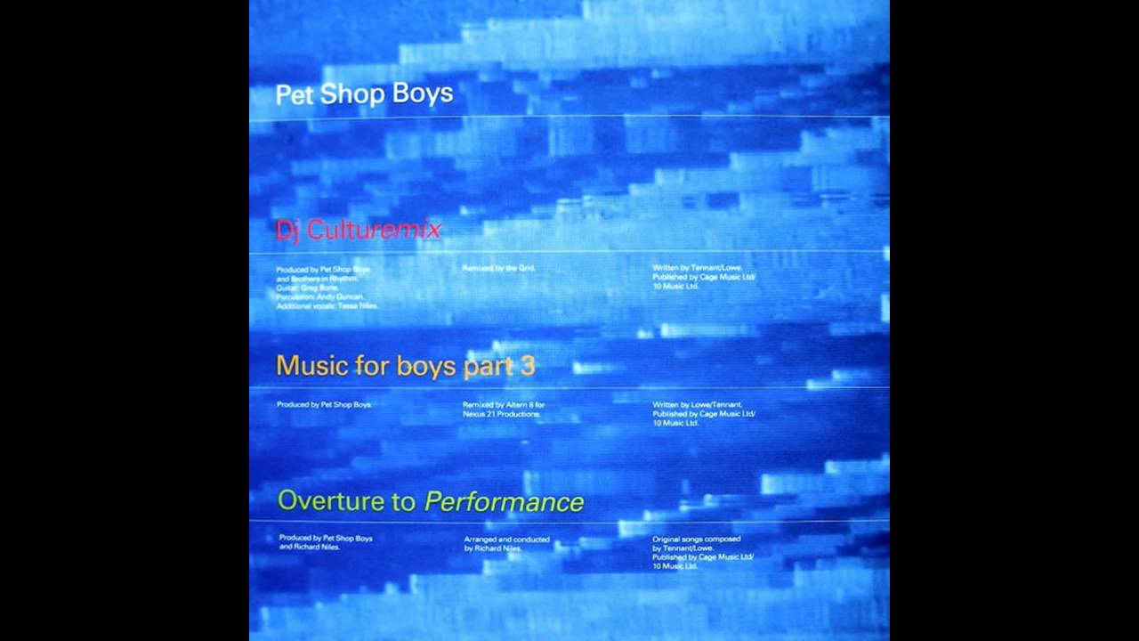 ♪ Pet Shop Boys - Overture To Performance