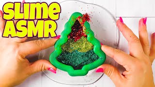 ODDLY SATISFYING ASMR SLIME - CHRISTMAS EDITION!