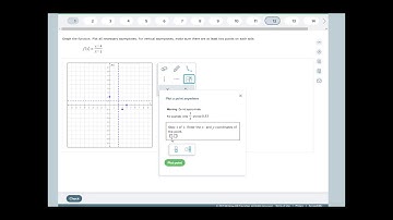 Graphing a rational function in ALEKS