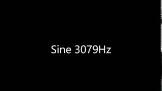 Sine 3079Hz Audio Only