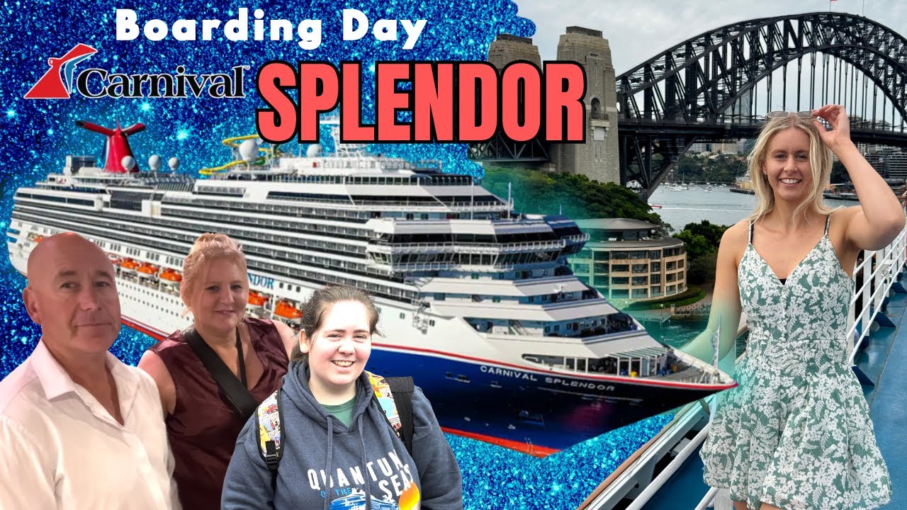 Boarding Carnival Splendor Cruise | What to expect on the first day!