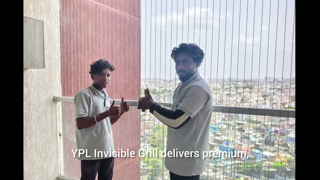 Invisible Grills Installation | Safety Meets Style | YPL Invisible Grill — YPL Safety Nets video thumbnail