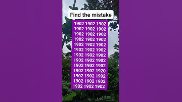 Find the mistake #brainteaser #search #puzzle #reels #find