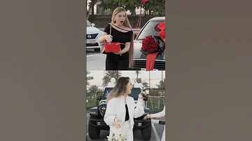 مين أحلا مع سيارتها لانا أو لين 