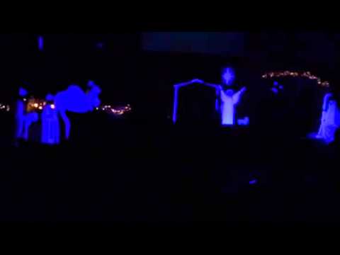 christmas drama with black lights nativity youtube