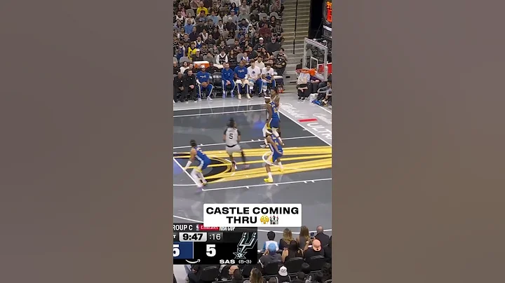 WATCH OUT ‼️ #nba #spurs #stephoncastle 📺 NBA on Prime