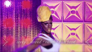 shea couleé ft. lila star & the vixen - cocky ( slowed + reverb + bass boost )