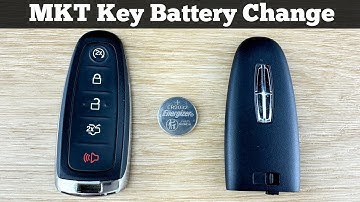 Lincoln MKT Key Fob Battery Replacement 2013 - 2020 How To Change Replace MKT Remote Batteries DIY
