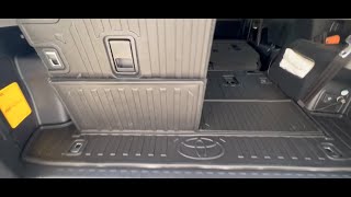 4Runner 5G with 3rd Row Seat Cargo Liner Install