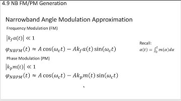 2 - 4.9 Narrowband Angle Modulated Signal Generation
