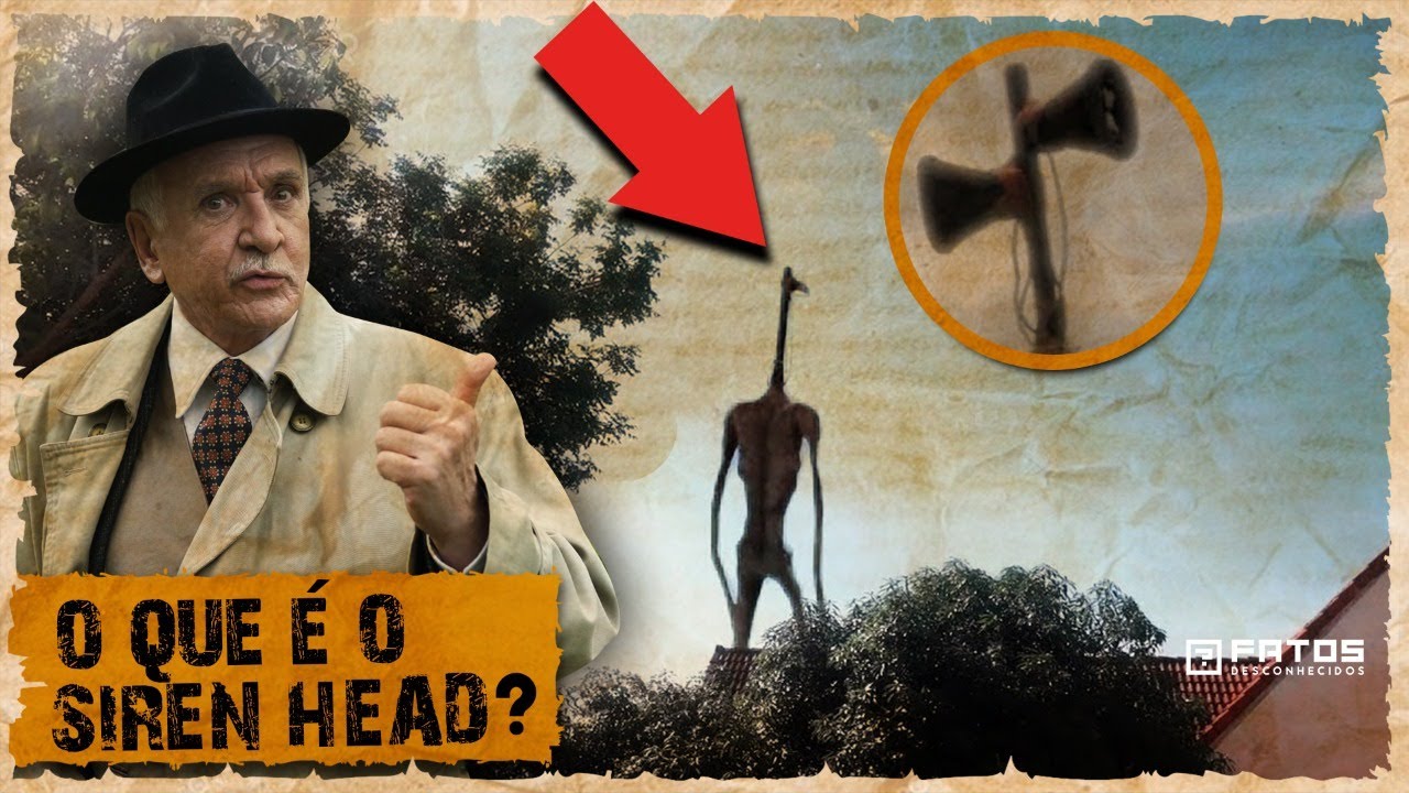 SIREN HEAD EXISTE DE VERDADE E FOI FILMADO NA VIDA REAL !! 😱 (CABEÇA DE  SIRENE) 