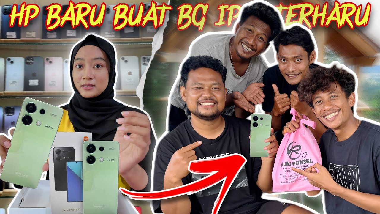 TERHARU! KAMI BELIKAN HP BARU UNTUK BG IPIK YANG SUDAH RUSAK & BORONG SEMUA JAJANAN HURUF I.P.I.K