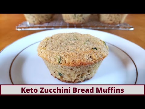 Simple And Delicious Keto Zucchini Bread Muffins (Nut Free And Gluten Free)