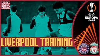 Liverpool Train Ahead Of Trip To Toulouse For Latest Europa League Group Stage Fixture | VIDEO screenshot 1