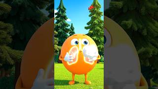Clean Air and Deep Breathing with Talking Orange 🌿🍊#veo3
