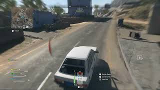Driving a car to different petrol stations in Call of Duty Modern Warfare 2.0 Warzone