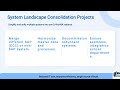 System Landscape Consolidation Projects | SAP S4HANA | Step by Step Guide #sap #s4hana #projects