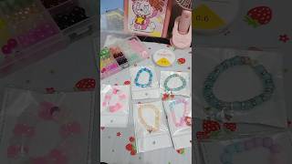 Trendy Bracelet Collection –Handmade Bracelet – Simple&amp; Beautiful 🩷#shorts #diy #handmade #bracelets