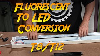 How To Convert Your Old T8 and T12 Fluorescent Fixtures to Brighter LED Bulbs