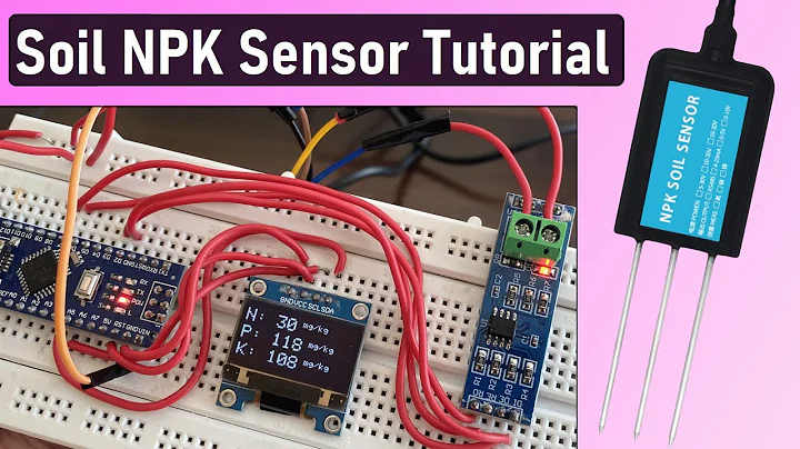 DIY Soil NPK Meter || Measure Soil Nutrient Content using Soil NPK Sensor & Arduino