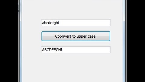Convert string from lower case to upper case in C#