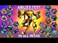 Lacewing vs all mechs ability  mech arena