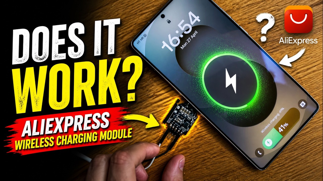 Wireless Charging Module from AliExpress — Does It Work? — YouTube thumbnail
