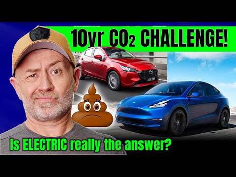 EV vs Internal Combustion - 10 Year Co2 Shootout! I Ran The Numbers