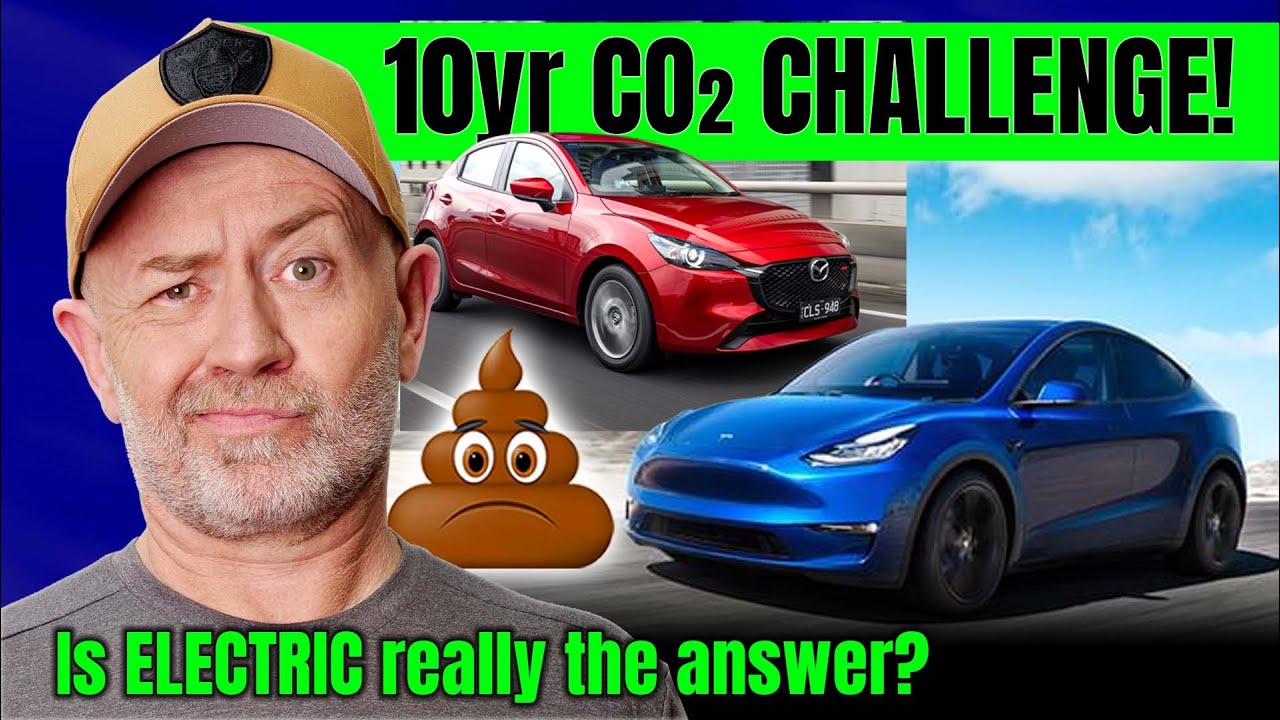 EV vs INTERNAL COMBUSTION - 10yr CO2 shootout! I ran the numbers ...
