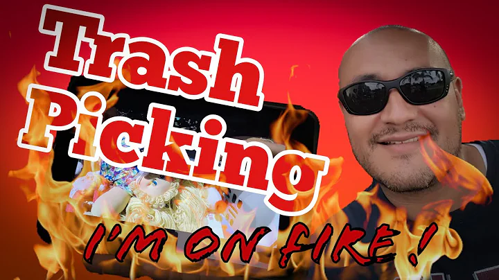 Trash picking in rich neighborhoods pays off !