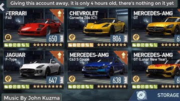 Need For Speed No Limits - Account Giveaway - All Cars Unlocked