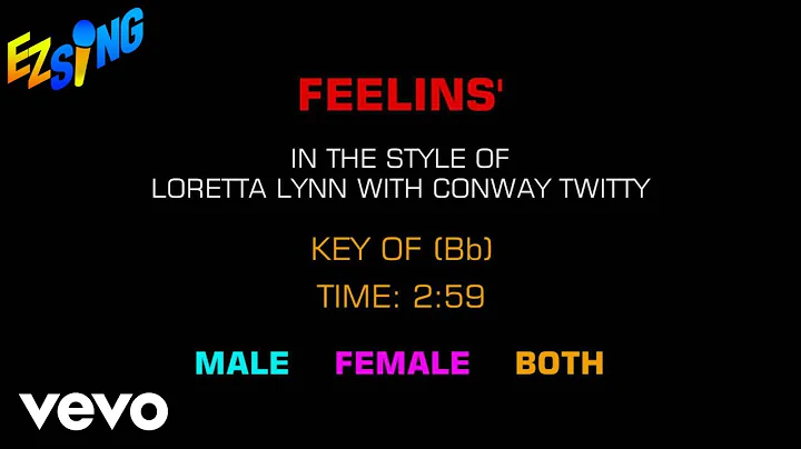 Loretta Lynn & Conway Twitty - Feelins' (Karaoke)