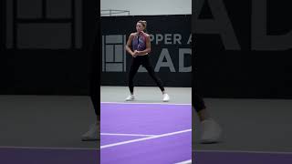 🇮🇹 Camila Giorgi getting prepared for the upcoming week at the UALL