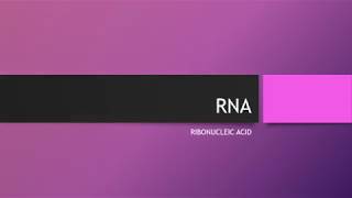 RNA UMS MOOC