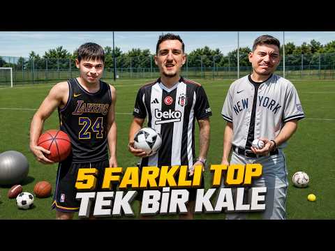 THE WEIRDEST SHOT CHALLENGE IN HISTORY - 5 DIFFERENT BALLS 🤯 ONE-ON-ONE! 🥅 w/ @efeevanpostel8343 ...