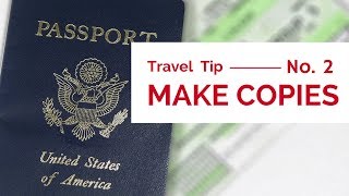 Keep Your Passport Safe! ~Travel Tip~