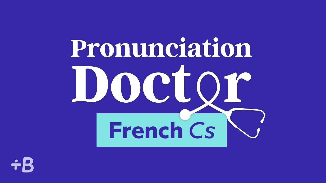 Pronunciation Doctor How To Pronounce The Letter “C” in French YouTube