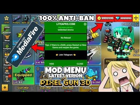 Pixel Gun 3D Hack - Pixel Gun 3D MOD MENU v24.2.5 Mới Nhất Vô Hạn Mọi Thứ, Cực Kì Chi Tiết!