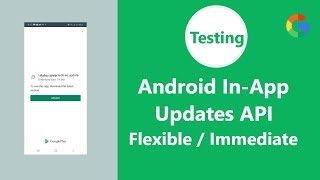 Test in app update in android Studio | Google Play Core Library | Android Studio | Part 2