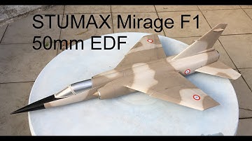 3D printed Mirage F1 - 50mm Stumax EDF
