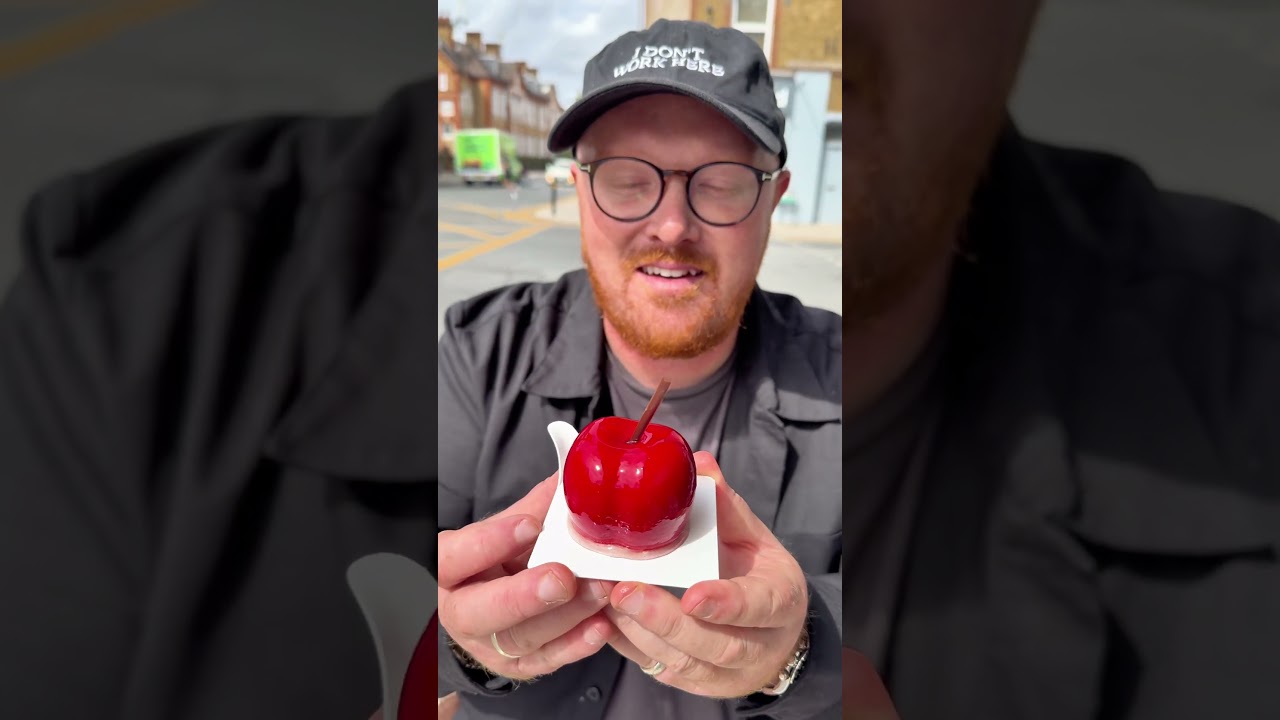 Trying viral fruit pastries in London #pastry #fruit #london #foodie #shorts