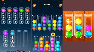 Ball Colour Sort Puzzle Gameplay 29, New Android Games  ios Walkthrough Simulator Think Brain