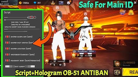 Free Fire Antiban Mod Zygisk+Script Free AimBot Headshot 🎯 Esp Location etc | AVGaming