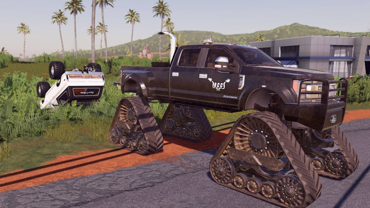 WINCH RESCUE FT. FORDZILLA | BRONCO CRASH | TOWING SHOP | FS19 - YouTube