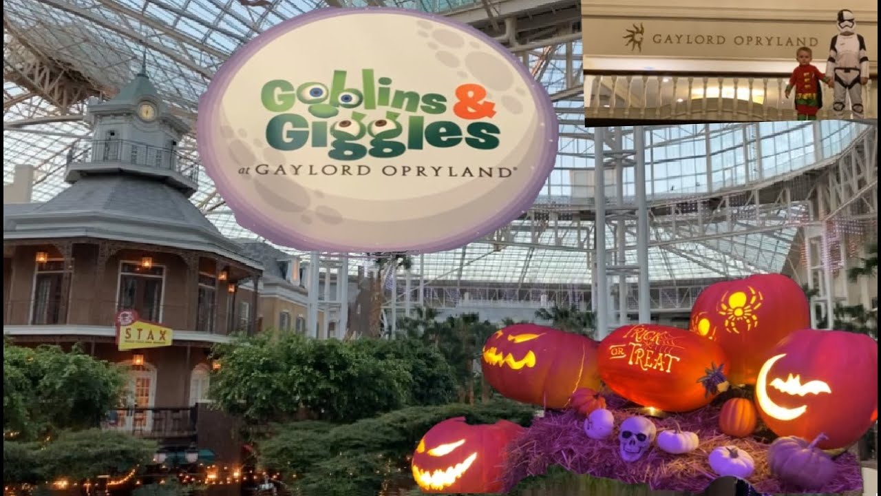 Gaylord Opryland Hotel Goblins & Giggles Halloween Walkthrough YouTube