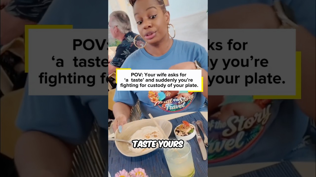 POV: Your wife asks for ‘a taste’ and suddenly you’re fighting for custody of your plate.