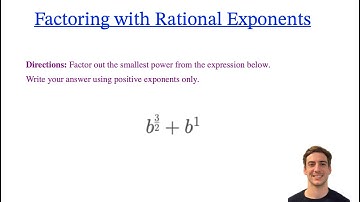 Math Algebra: GCF Factoring with fractional exponents (Algebra Help)