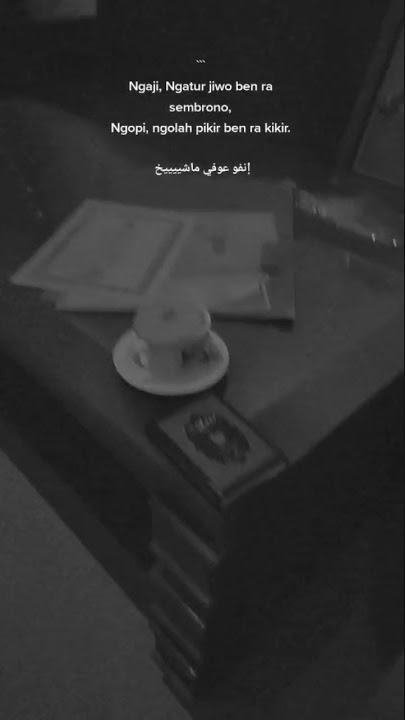 Story'wa Aeshetic Ngaji Dan Ngopi #shorts #motivation