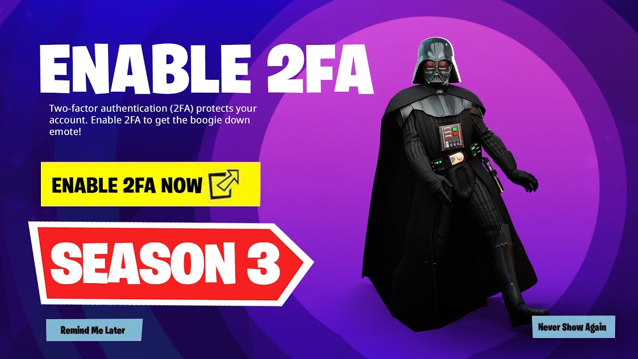 Why You Need To Enable 2FA For Fortnite Now - GameBaba Universe